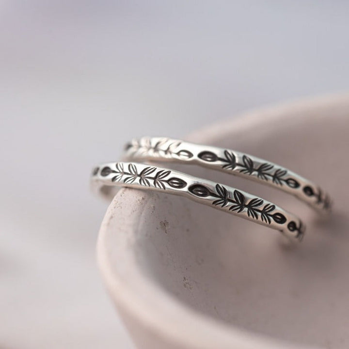 Sleek Silver Hoop Earrings