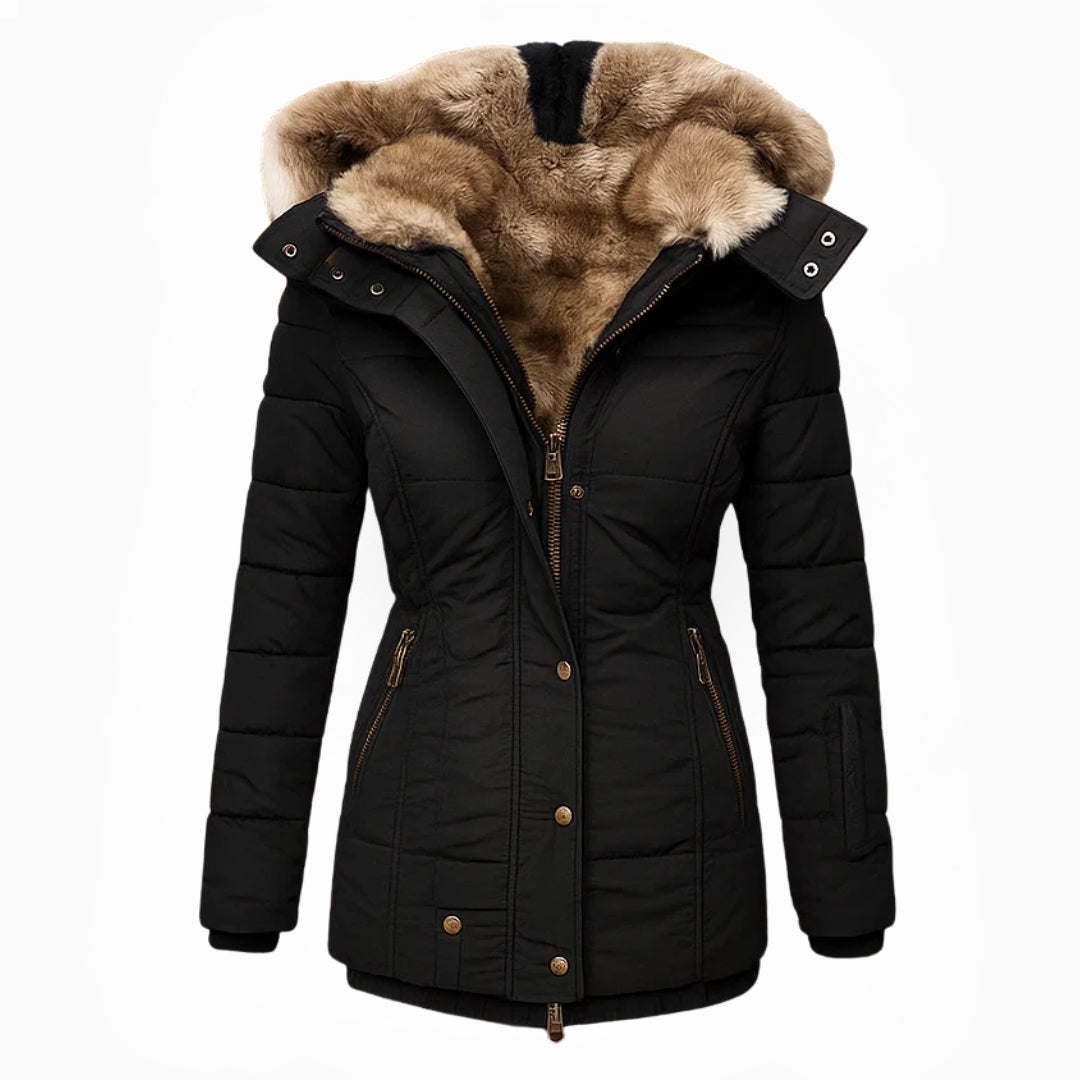 Stella - Winter Coat with Fur Lining
