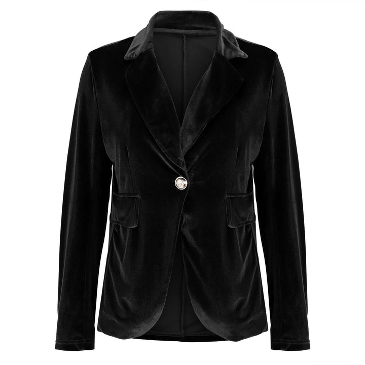 Women's Elegant Velvet Blazer