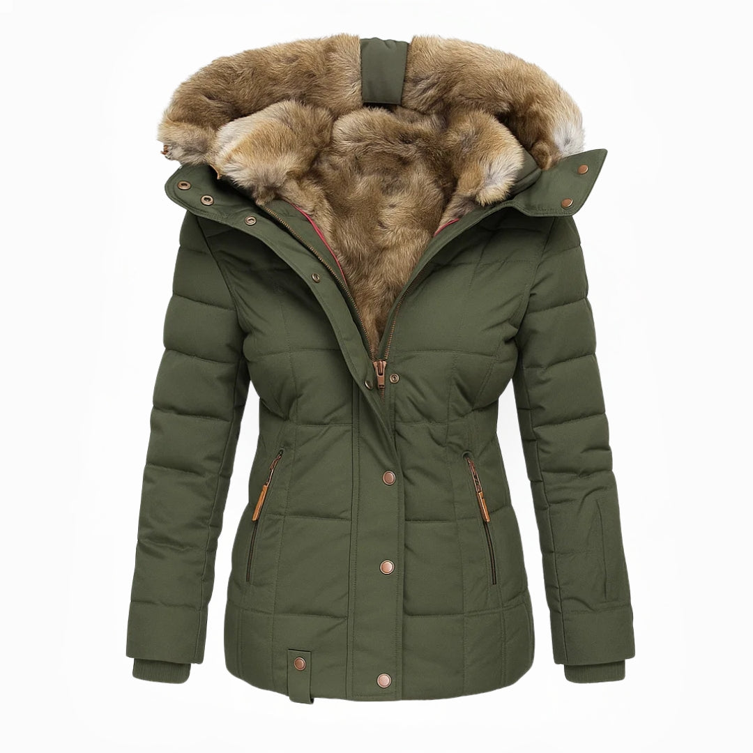 Stella - Winter Coat with Fur Lining