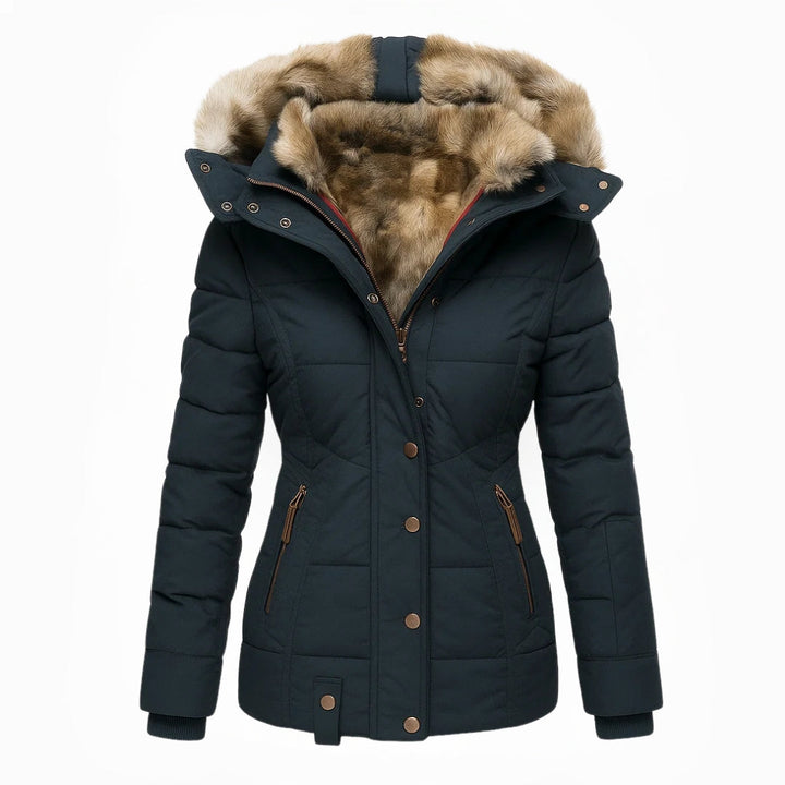 Stella - Winter Coat with Fur Lining