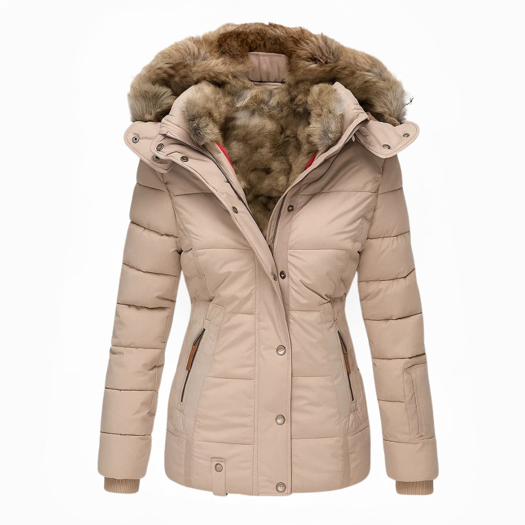 Stella - Winter Coat with Fur Lining