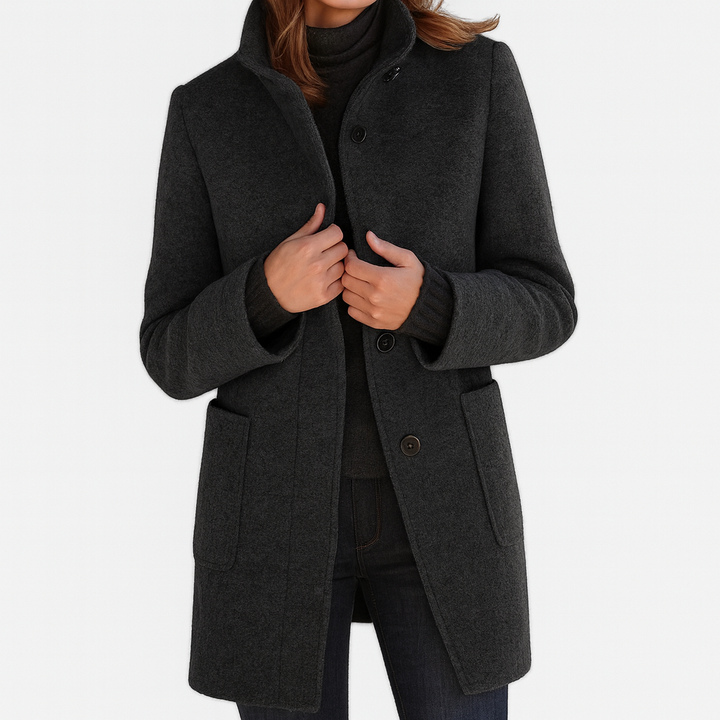 Rose - Coat with High Collar
