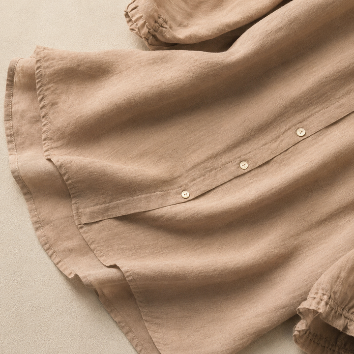 Evelina Cotton Linen Blouse