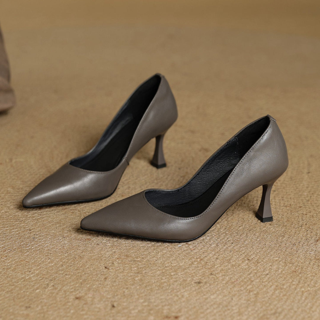 Gilda Genuine Leather Heels