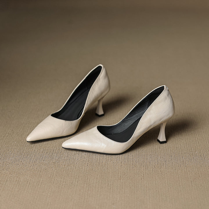 Gilda Genuine Leather Heels