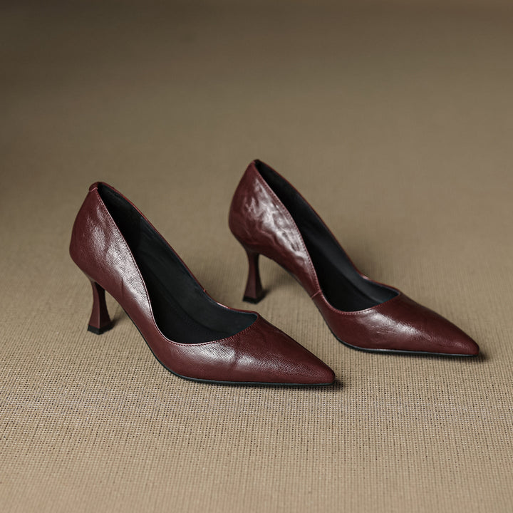 Gilda Genuine Leather Heels