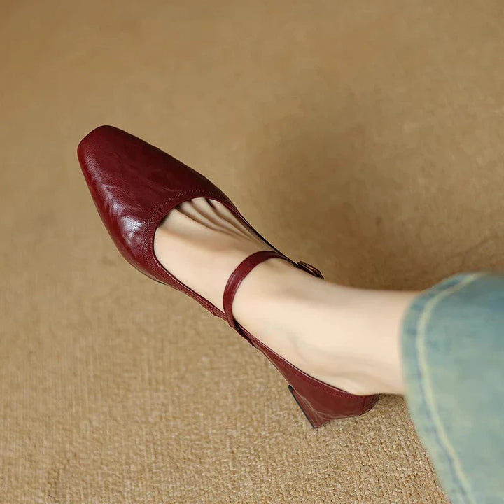 Bella Genuine Leather Heels