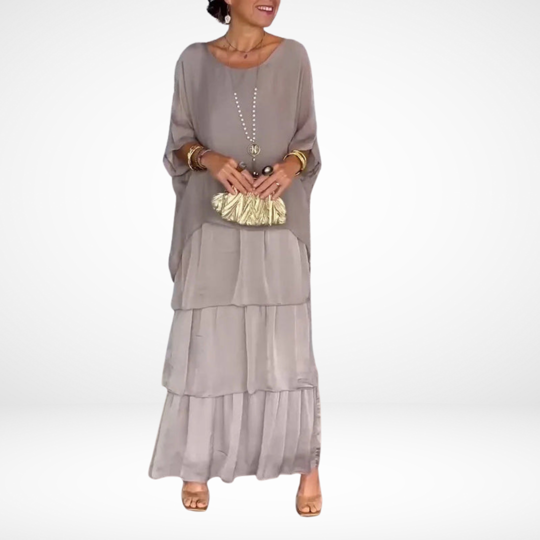 Beverly | Artistic Loose Maxi Dress