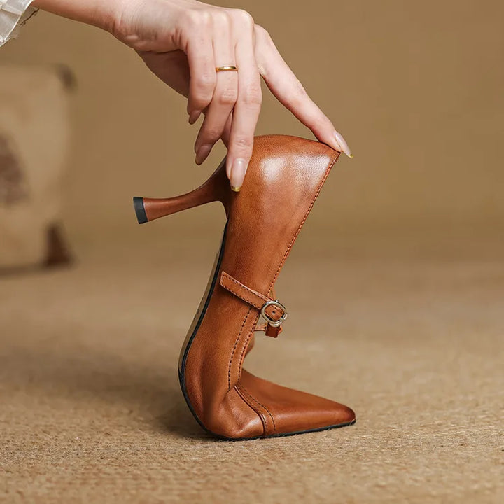 Beka Genuine Leather Heels