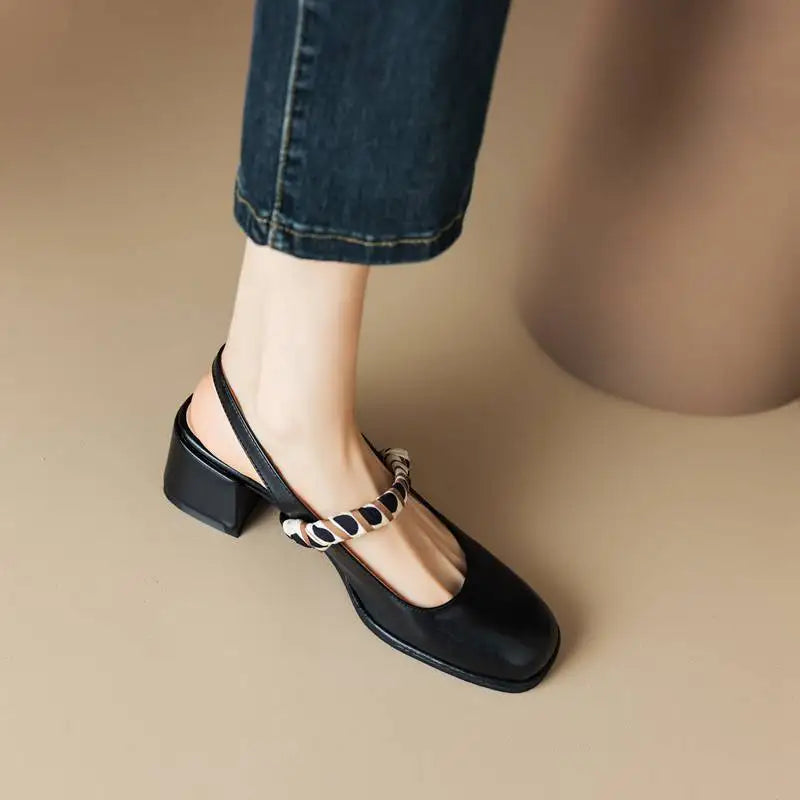 Dahlia Block Heels