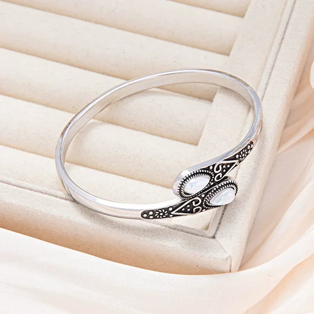 Tribal Gemstone Wrap Bracelet