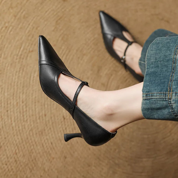 Beka Genuine Leather Heels