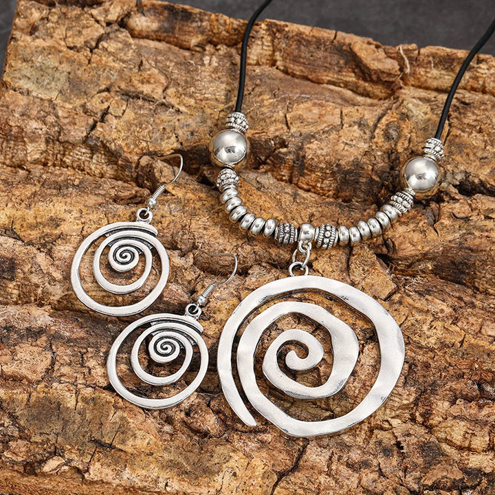 Spiral Vintage Jewelry Set