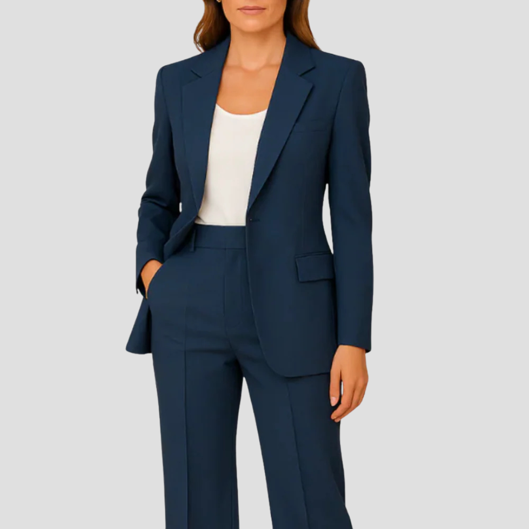 Valmira | Tailored Blazer and Straight-Leg Pants Suit
