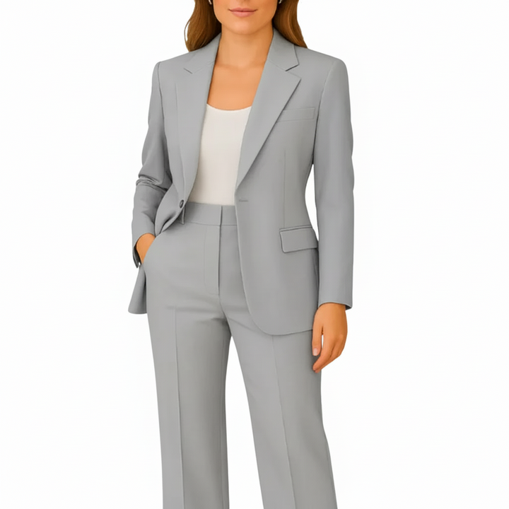 Valmira | Tailored Blazer and Straight-Leg Pants Suit
