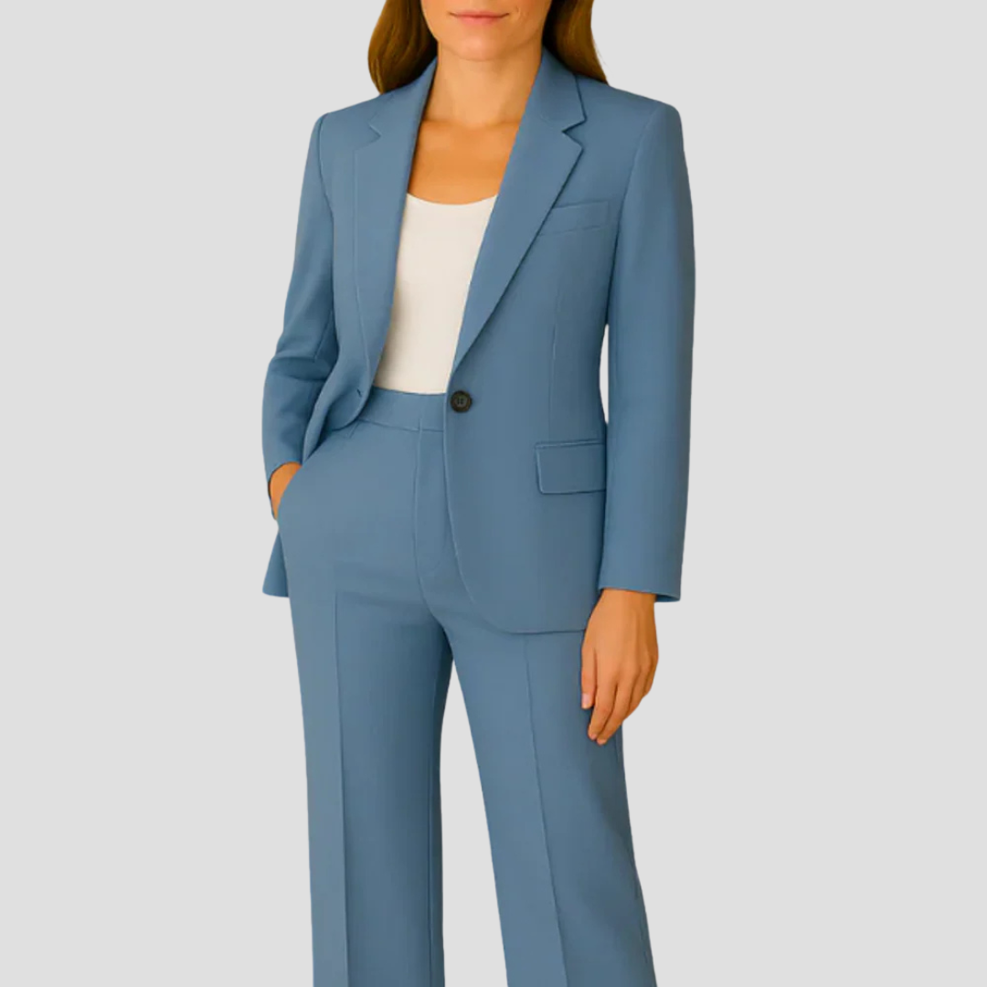 Valmira | Tailored Blazer and Straight-Leg Pants Suit
