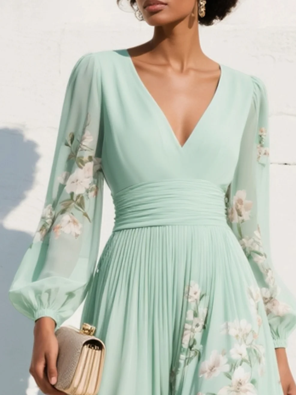Audrey | Floral Elegance Maxi Dress