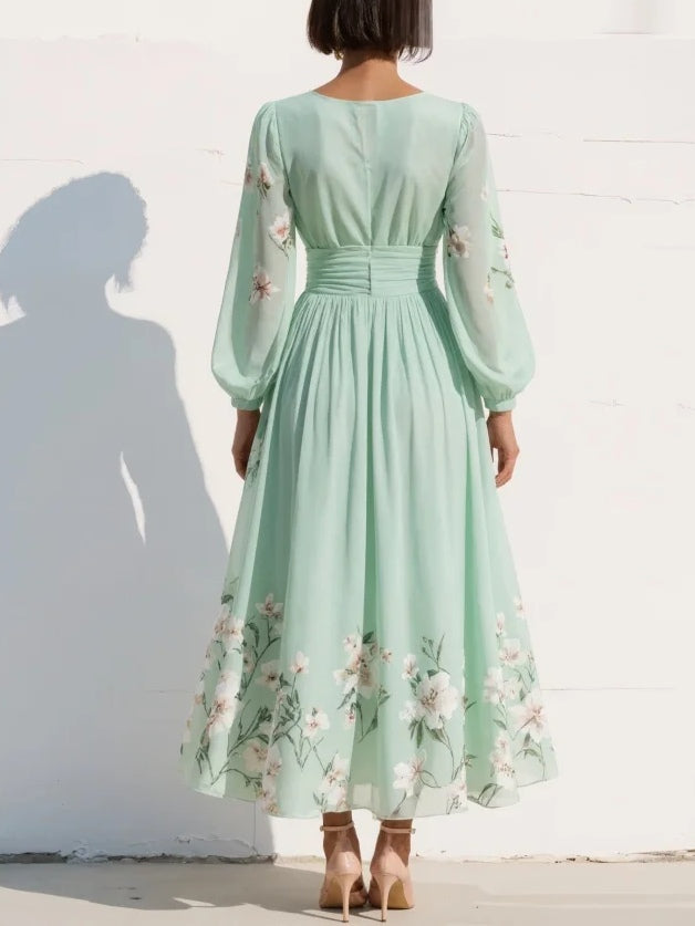 Audrey | Floral Elegance Maxi Dress