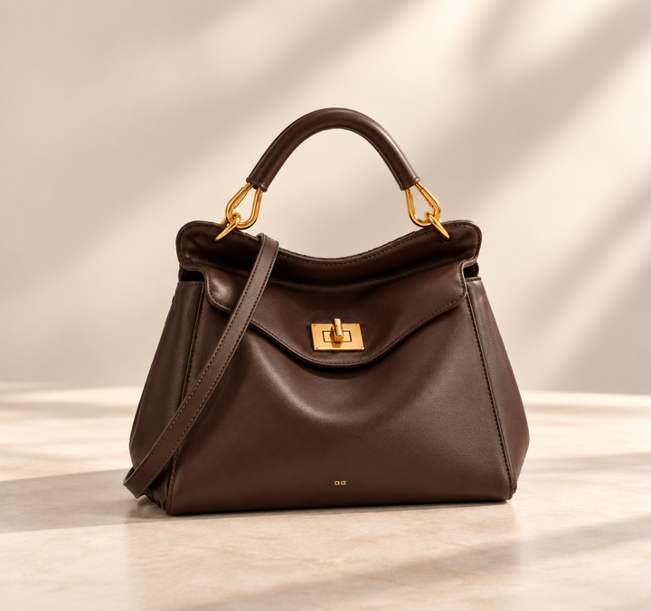 Orla - Classic Vegan Leather Top Handle Bag