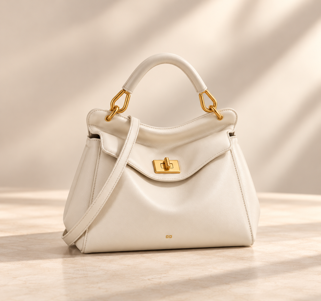Orla - Classic Vegan Leather Top Handle Bag
