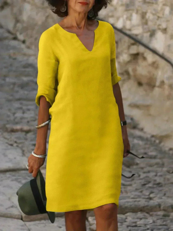 Judith | Relaxed V-Neck Dress