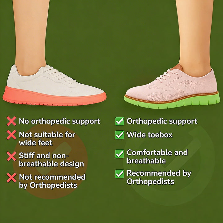 Lady Comfy - Healthy and Supportive Walking Shoes