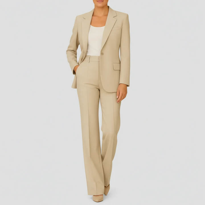 Valmira | Tailored Blazer and Straight-Leg Pants Suit