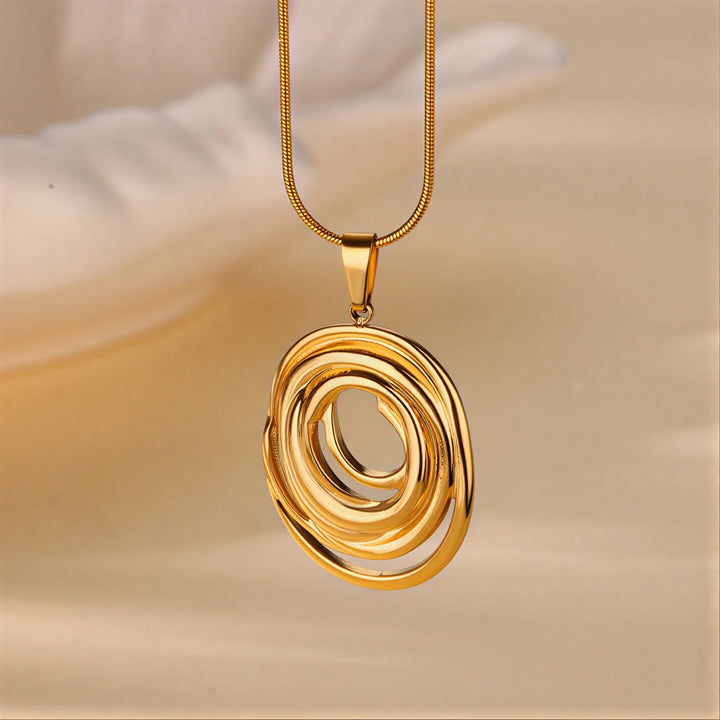 Oval Pendant Necklace
