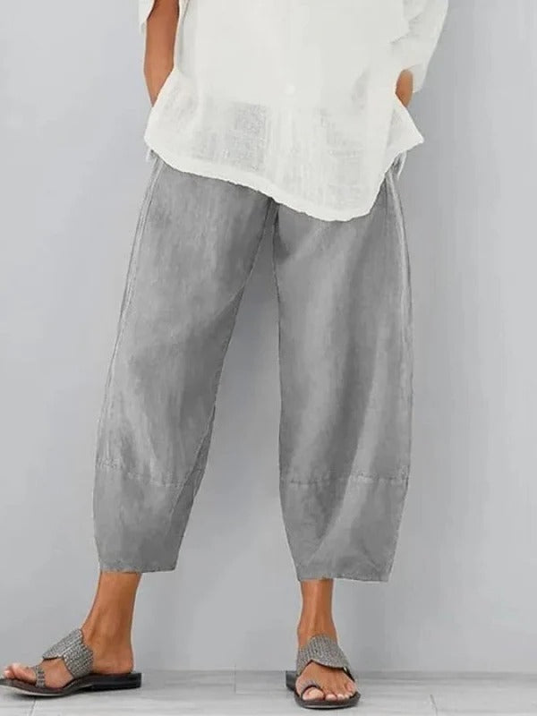 Breathable Linen Pants for Women with Relaxed Fit and Durable Construction