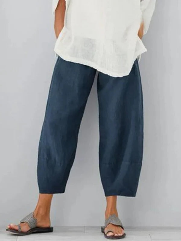 Breathable Linen Pants for Women with Relaxed Fit and Durable Construction