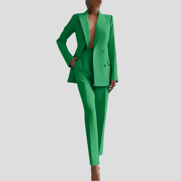 Ghislaine | Womens Velvet Blazer Trouser Co-Ord Set