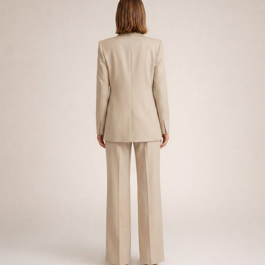 Aria | Women's Wide-Leg Flare Blazer Pant Suit Set